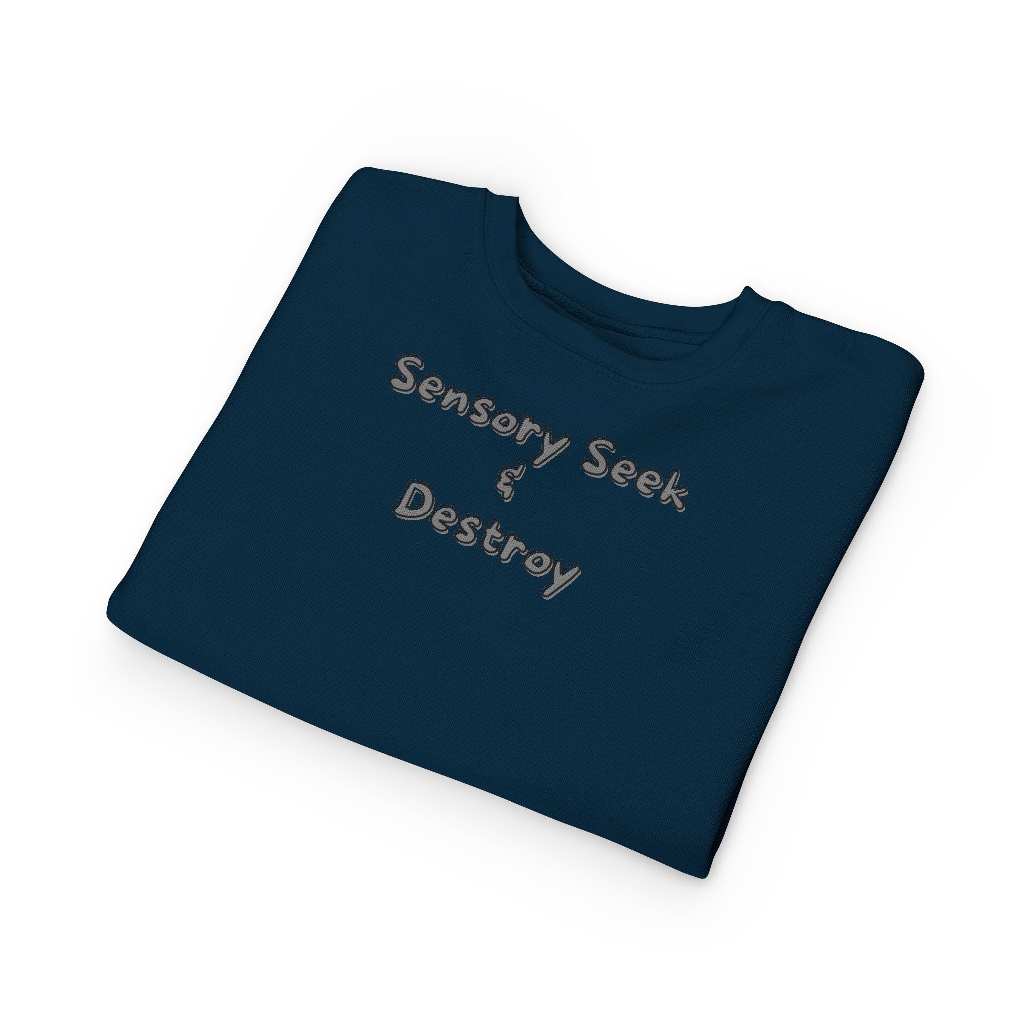 “Sensory Seek & Destroy” Toddler Sweater