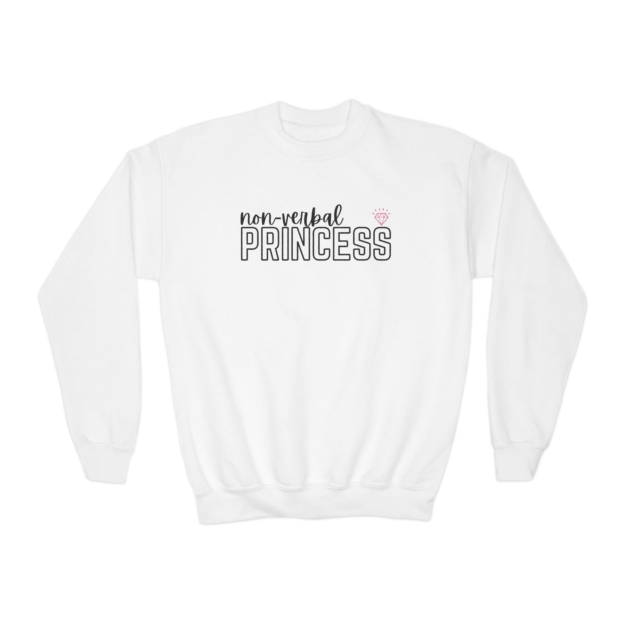 “Non-Verbal Princess” Youth Sweater