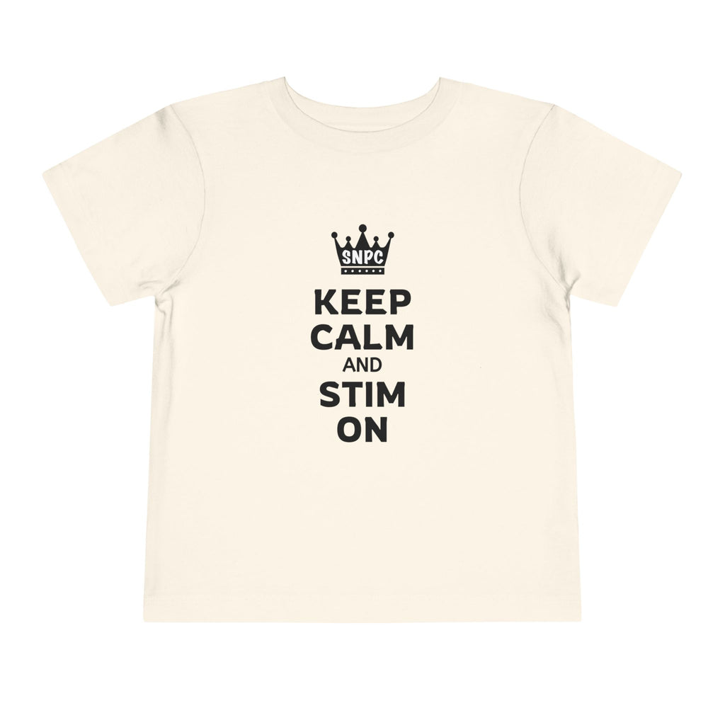 “Keep Calm & Stim On” Toddler Tee