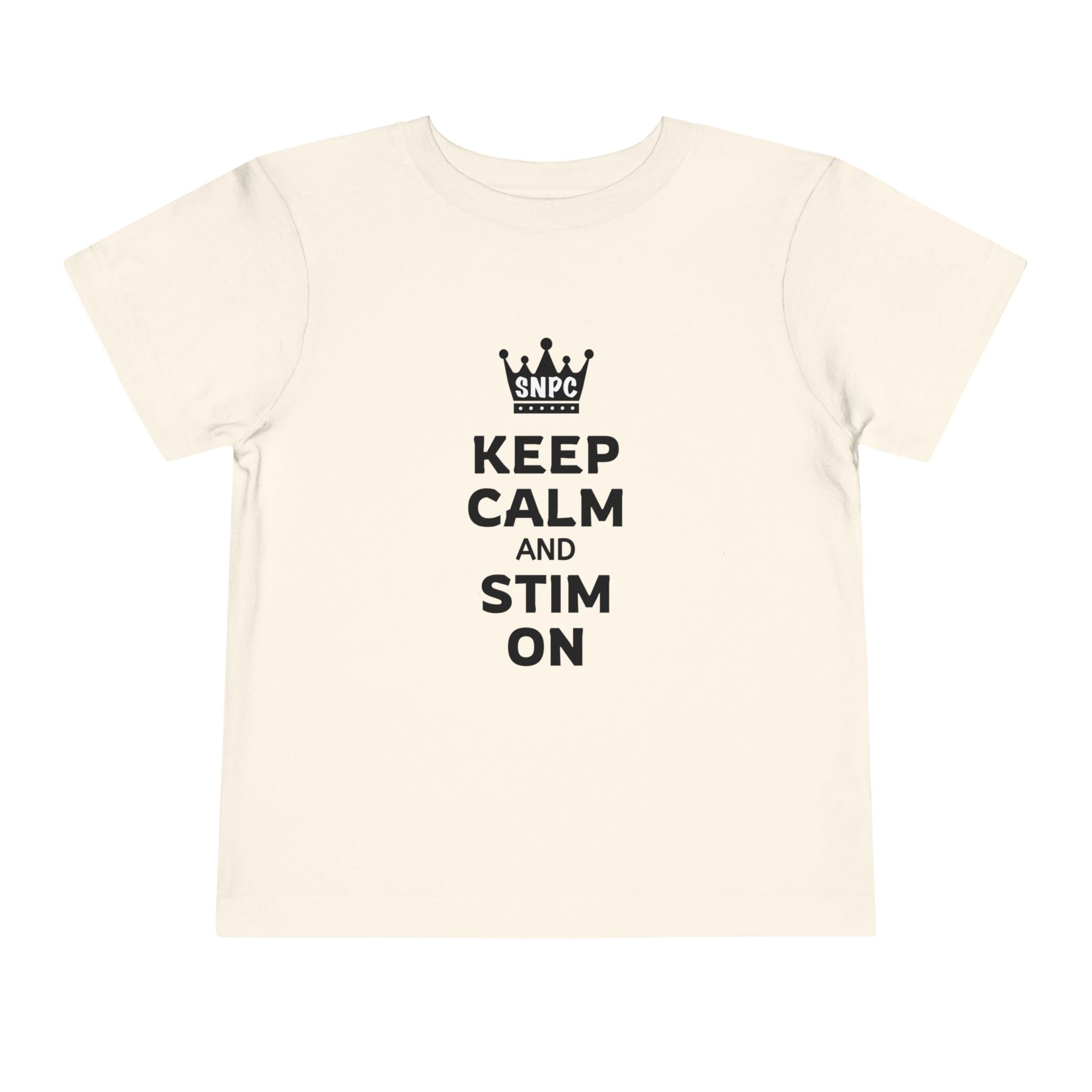 “Keep Calm & Stim On” Toddler Tee