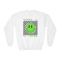 “Different, Not Less.” Green/Black Youth Sweater