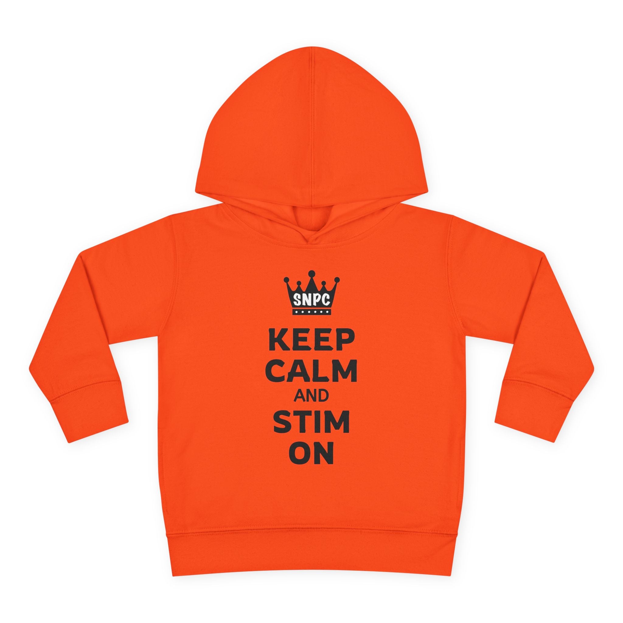 “Keep Calm & Stim On” Toddler Hoodie