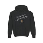 “Screaming Is My Love Language” Youth Hoodie