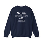 “Not All Disabilities Are Visible” Men’s Sweater