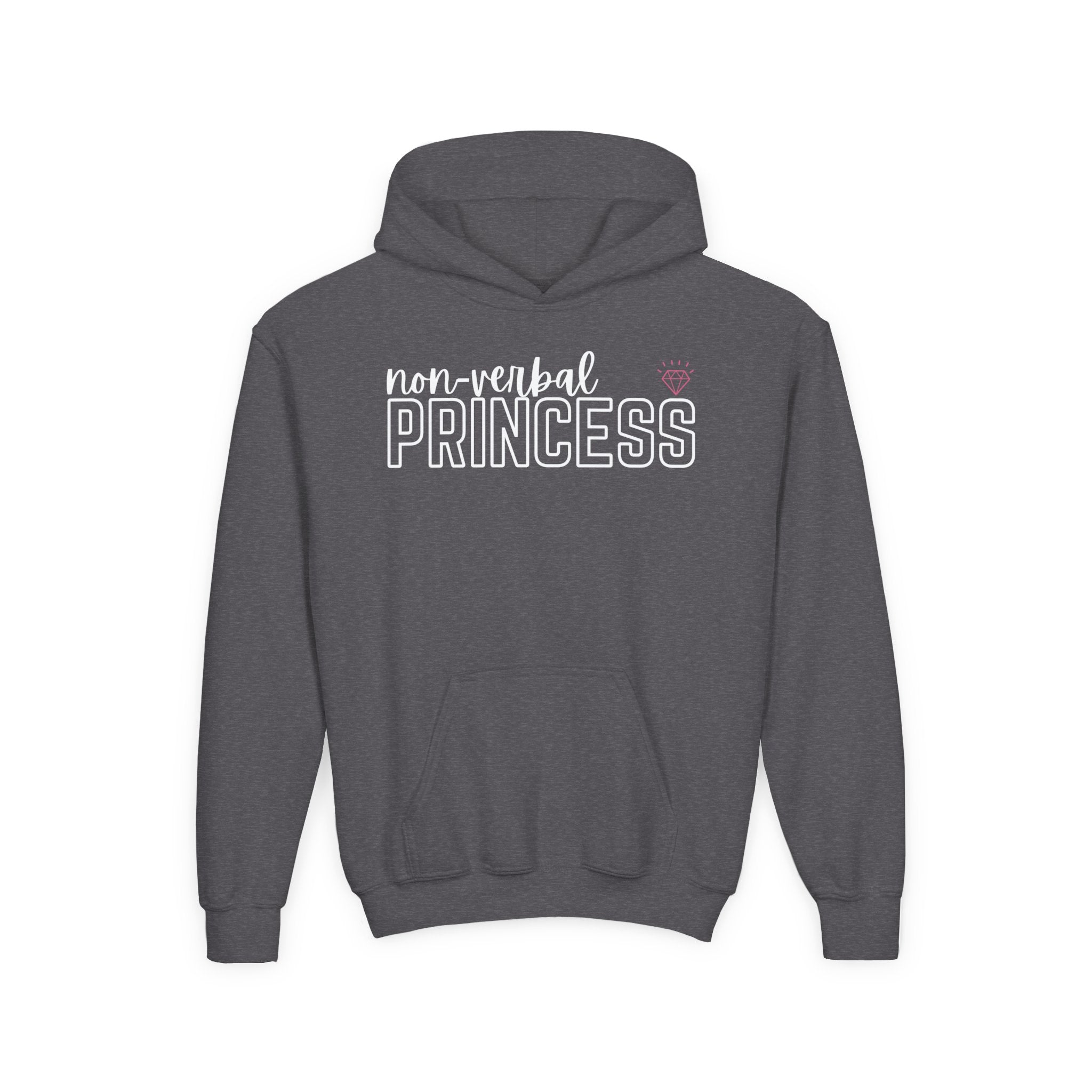 “Non-Verbal Princess” Youth Hoodie