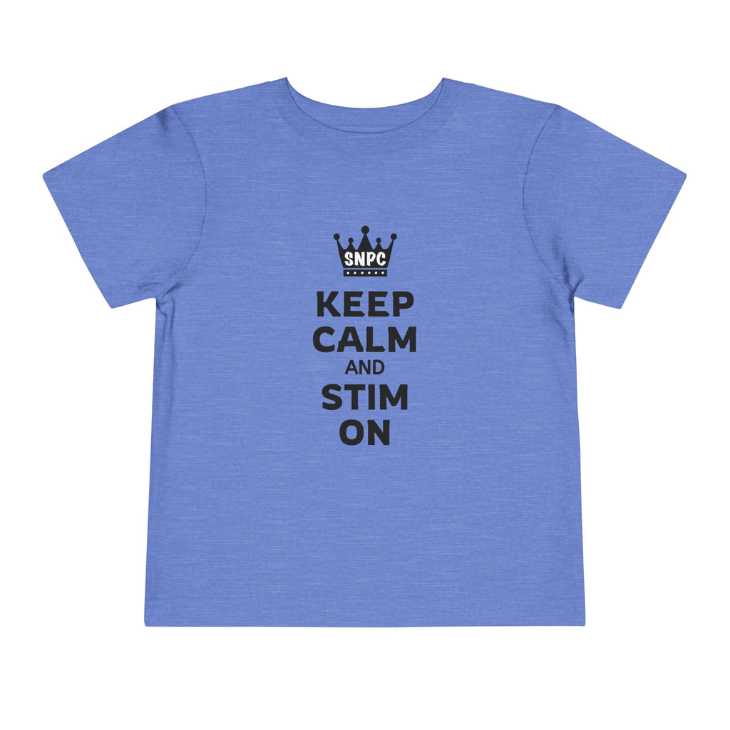 “Keep Calm & Stim On” Toddler Tee
