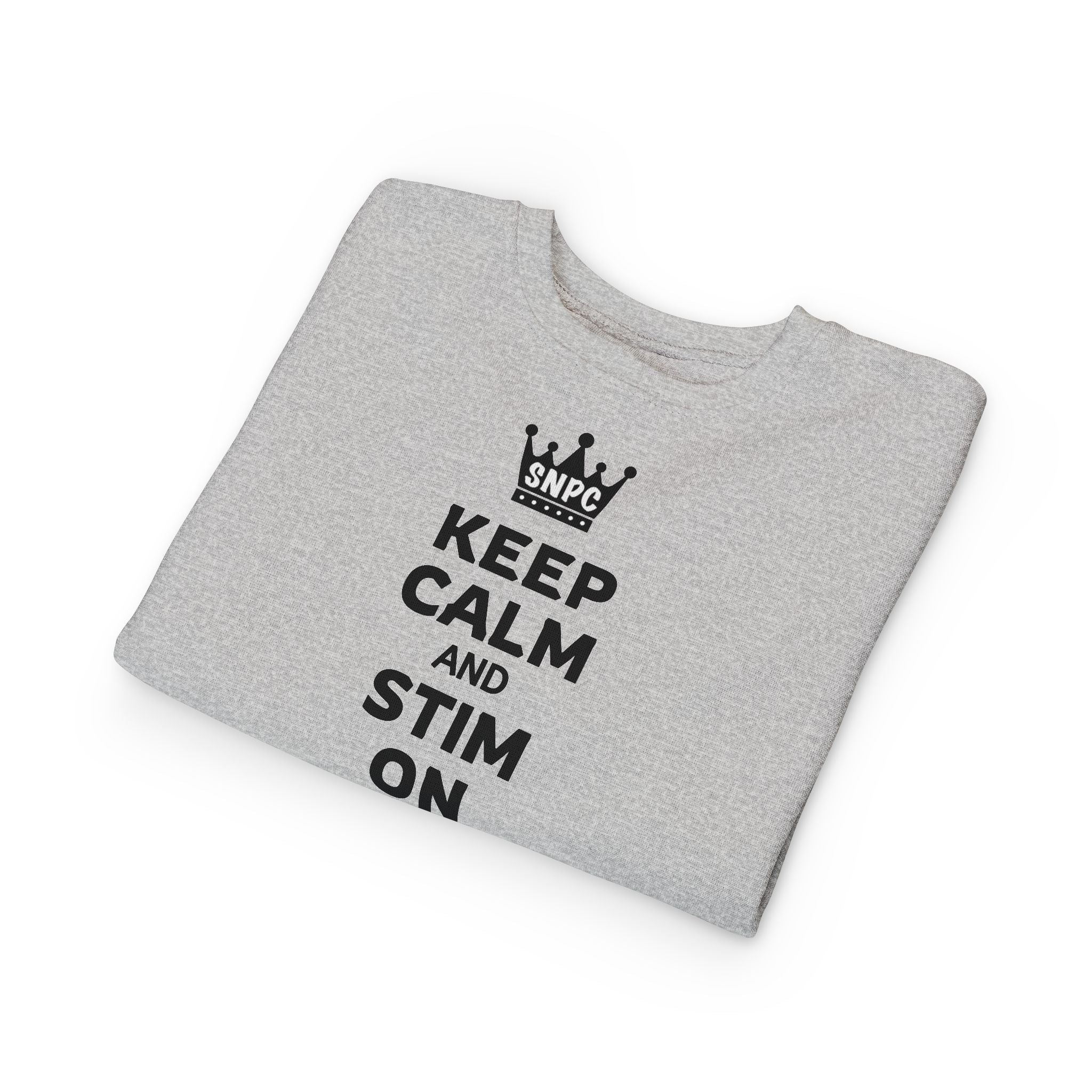 “Keep Calm & Stim On” Toddler Sweater