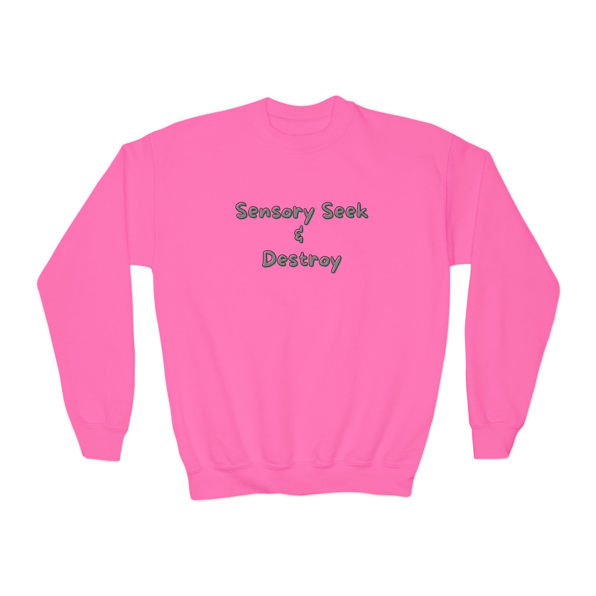 “Sensory Seek & Destroy” Youth Sweater