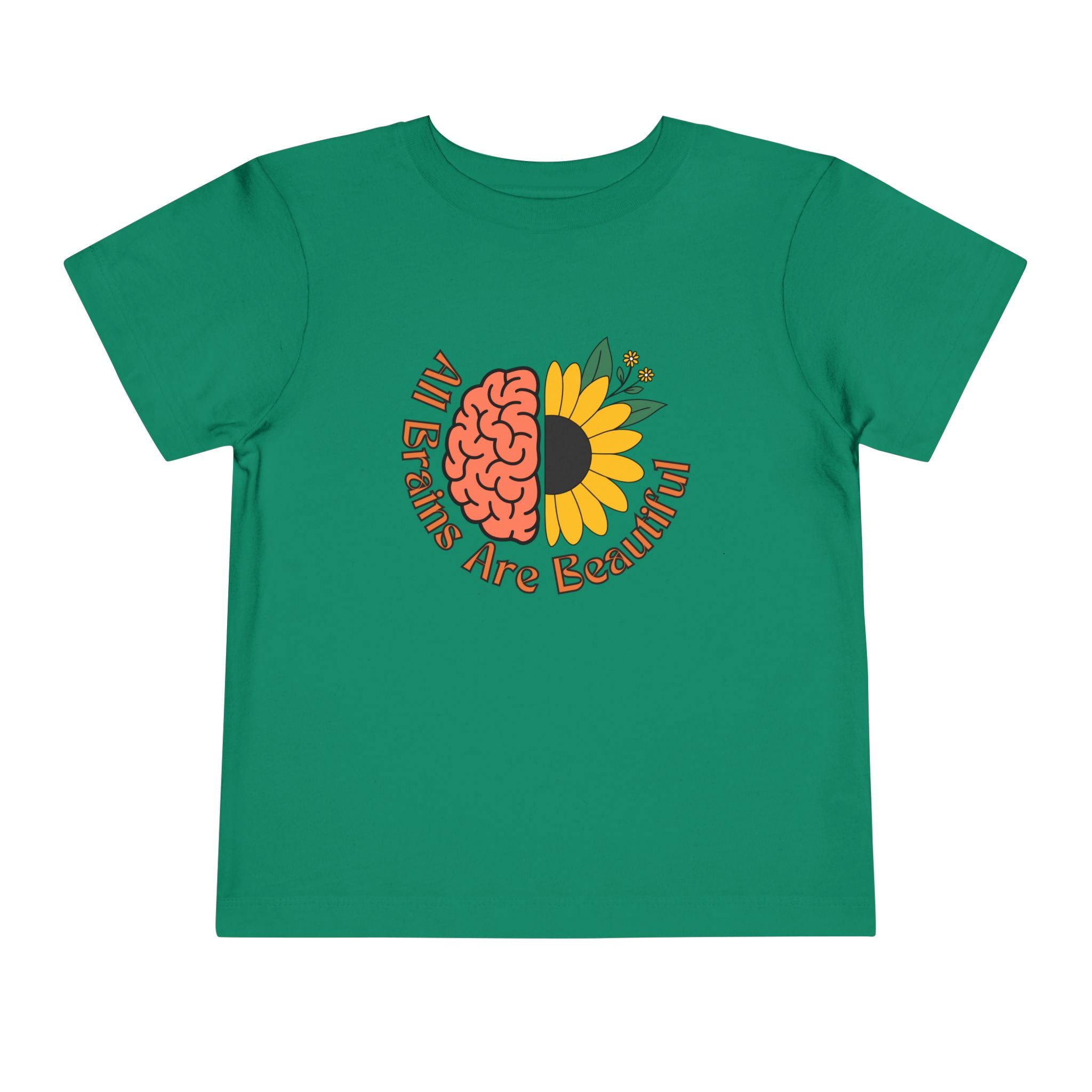 “All Brains Are Beautiful” Toddler Tee
