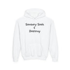 “Sensory Seek & Destroy” Youth Hoodie