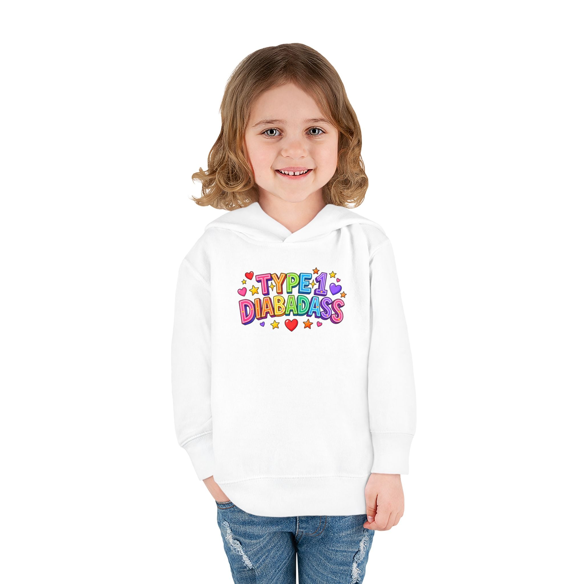 “Type 1 Diabadass” Toddler Hoodie