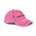 “Overstimulated.” Vintage Embroidery Hat