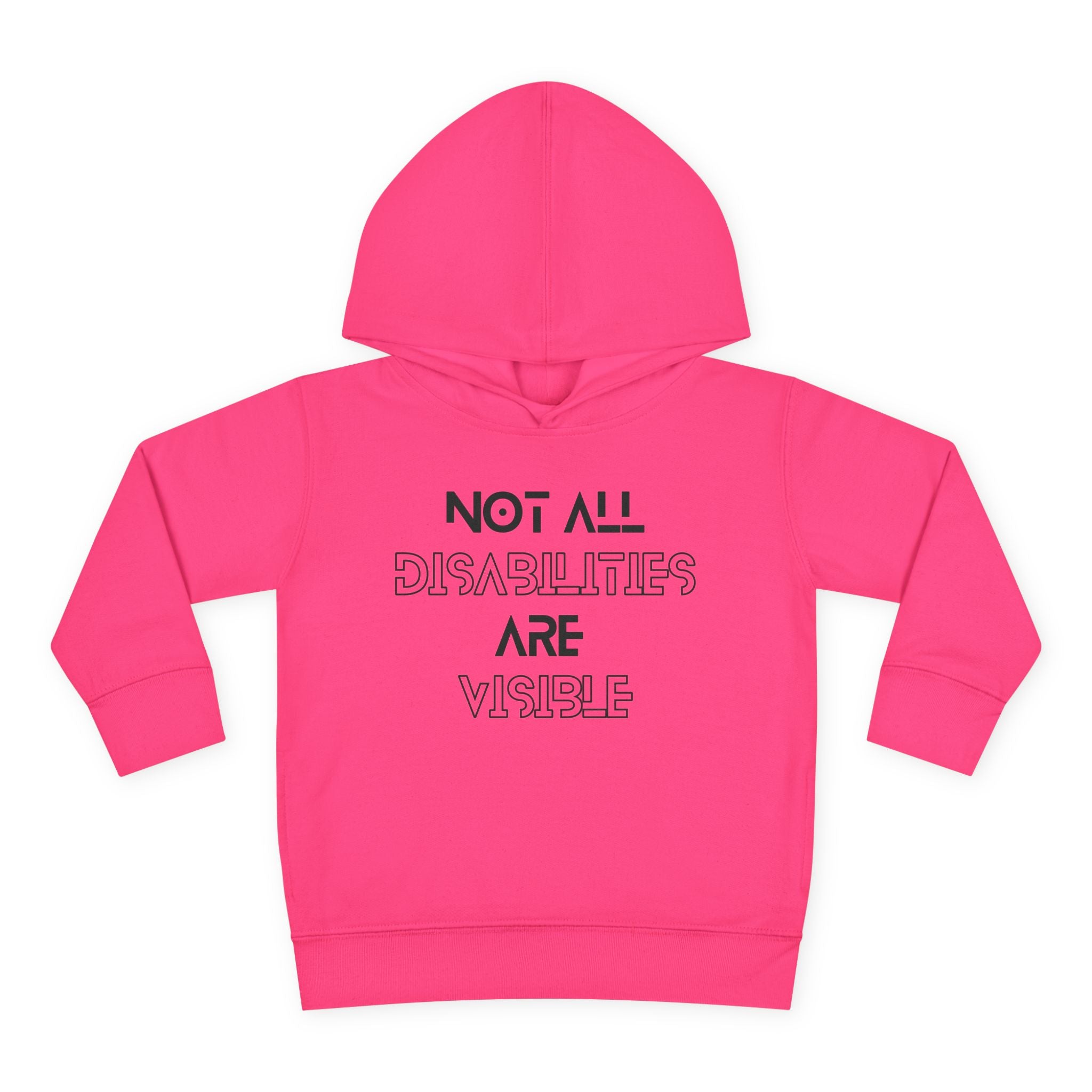 “Not All Disabilities Are Visible” Toddler Hoodie