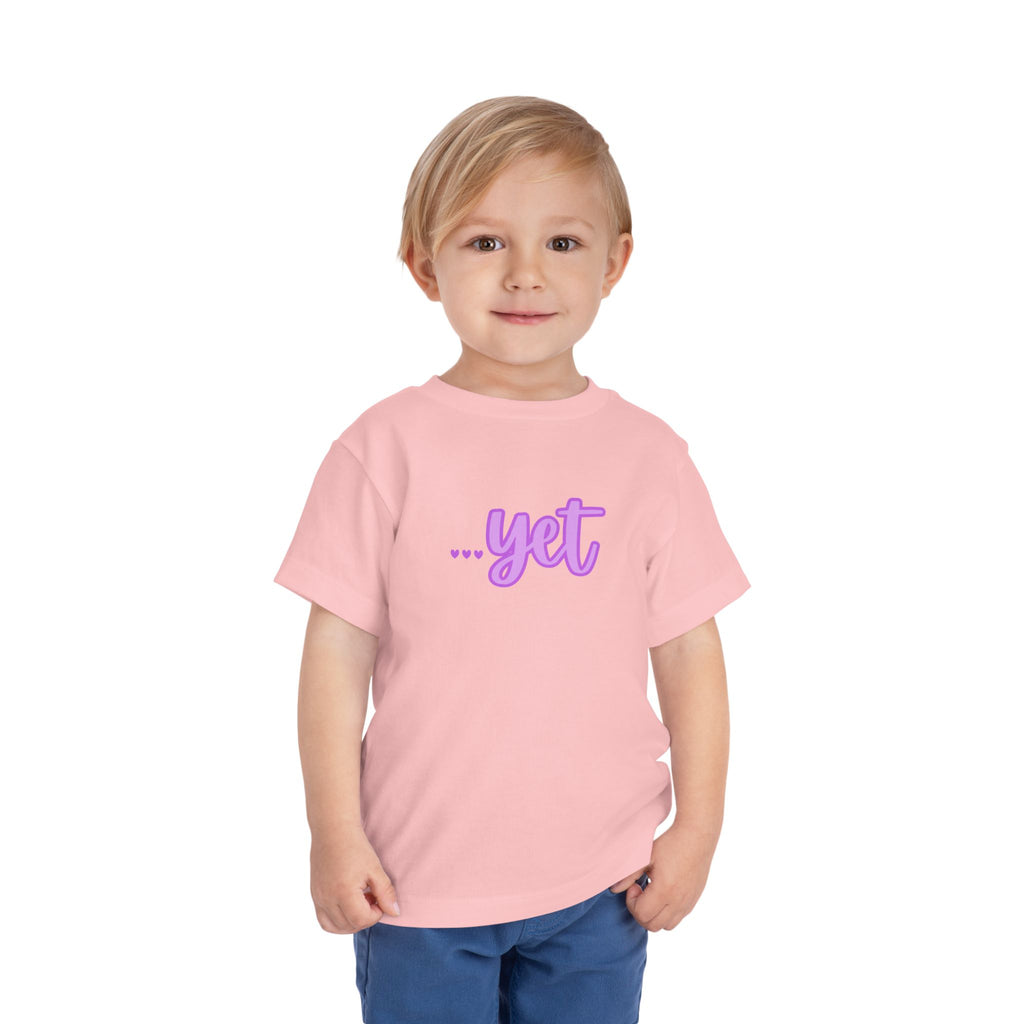 "The Power Of ...Yet (Hearts)" Toddler Tee