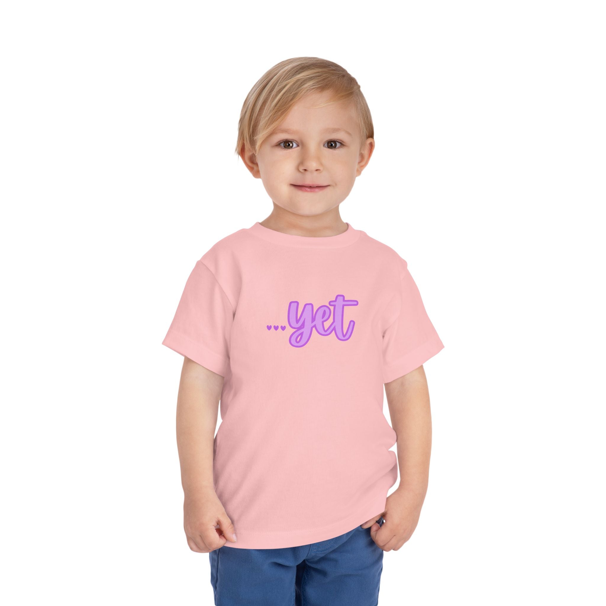"The Power Of ...Yet (Hearts)" Toddler Tee