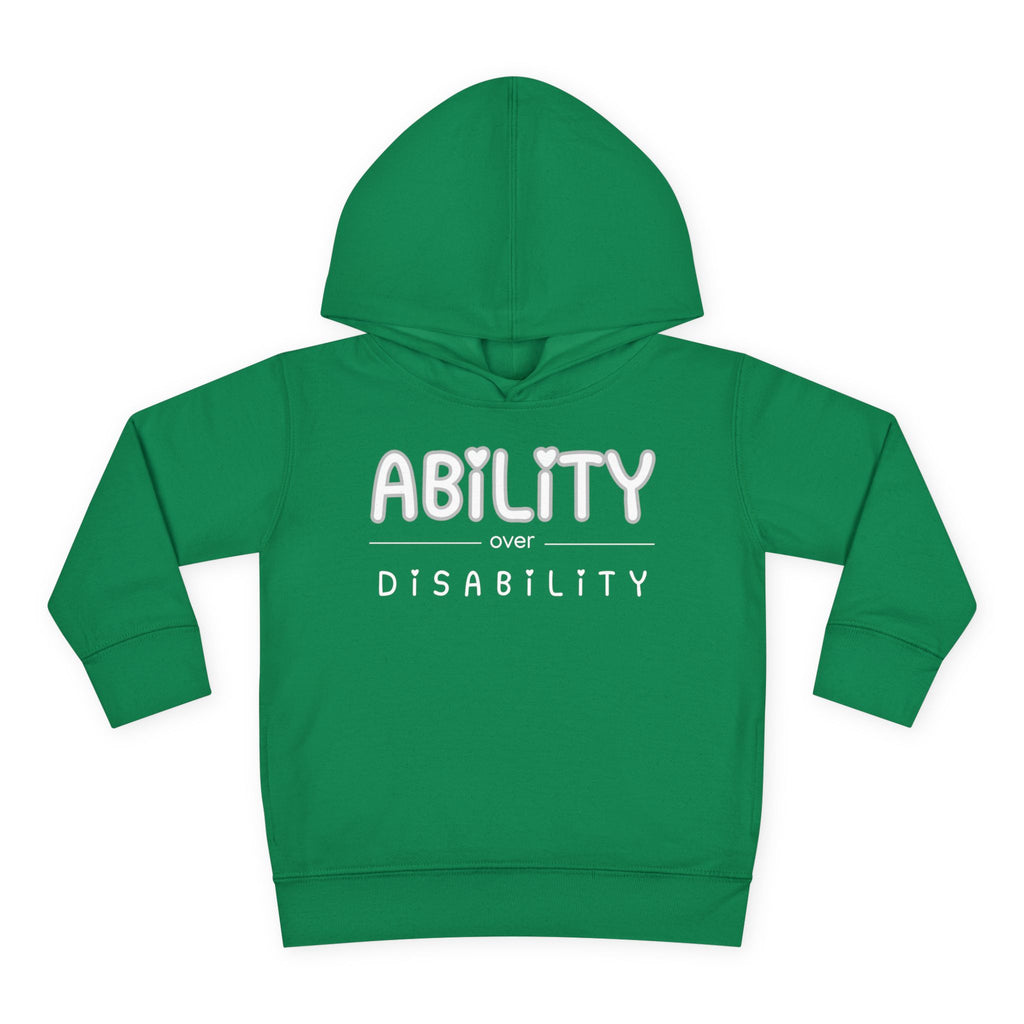“Ability Over Disability” Toddler Hoodie