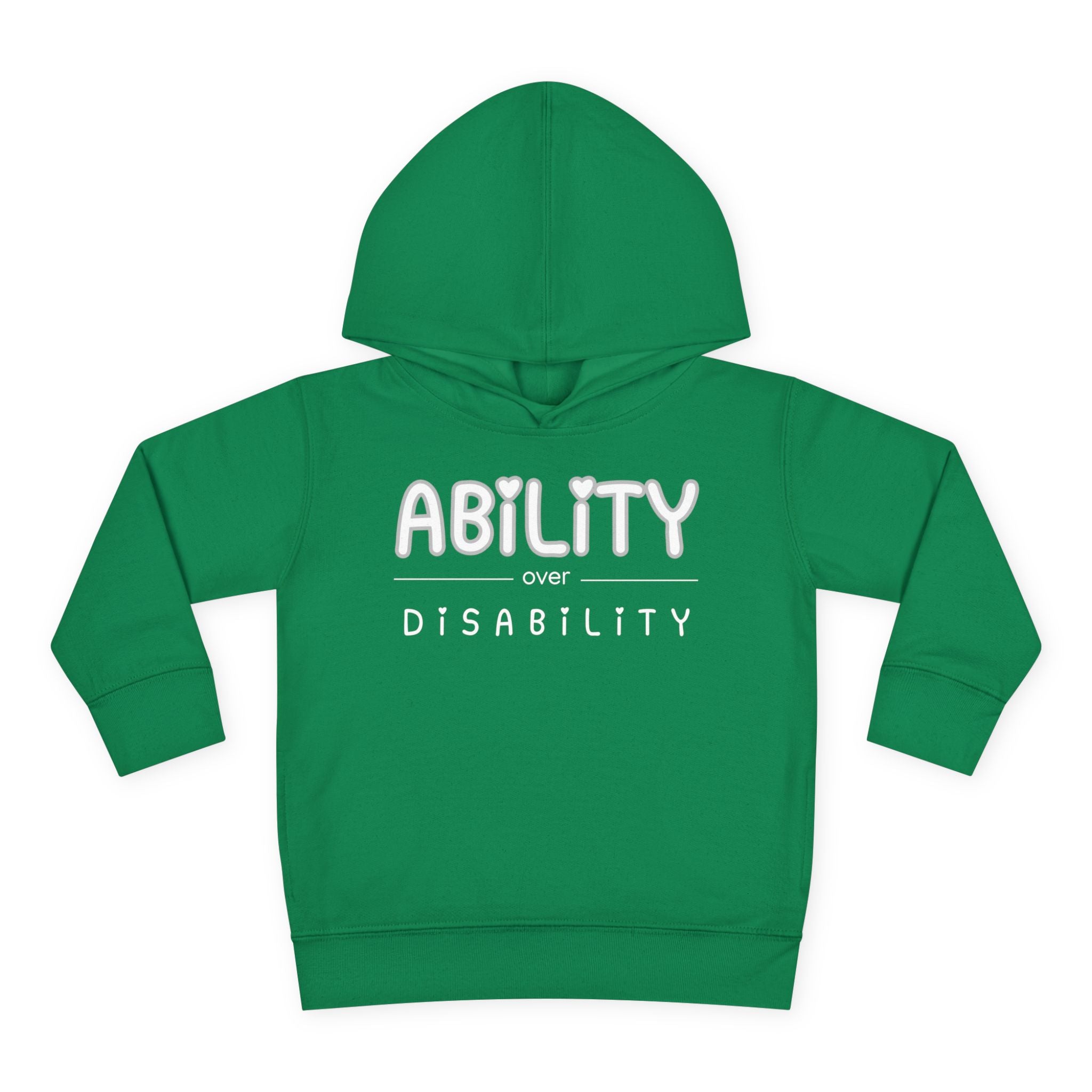 “Ability Over Disability” Toddler Hoodie