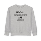 "Not All Disabilities Are Visible" Toddler Sweater