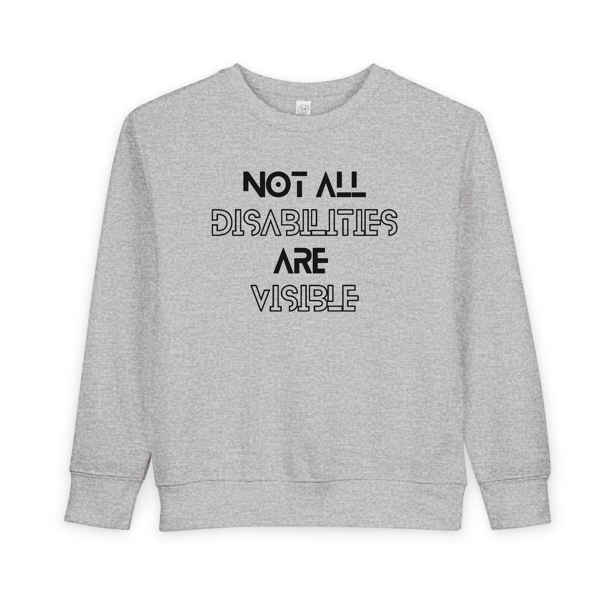 "Not All Disabilities Are Visible" Toddler Sweater