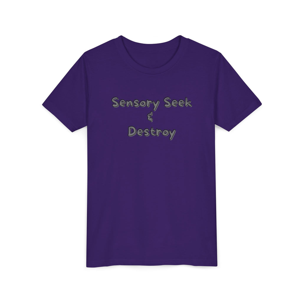 “Sensory Seek & Destroy” Youth Tee