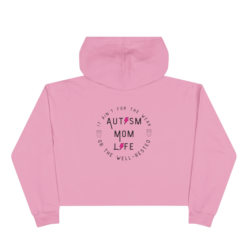 “Autism Mom Life” Women’s Cropped Hoodie