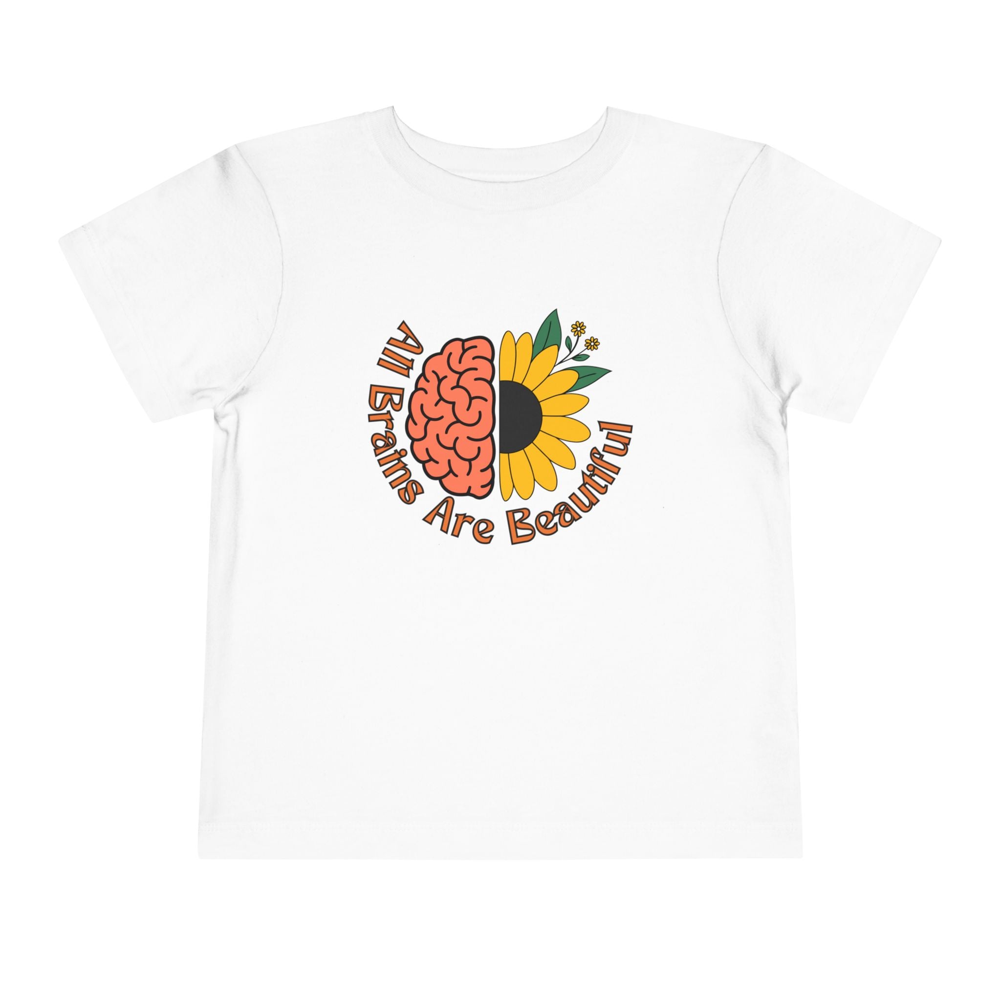 “All Brains Are Beautiful” Toddler Tee