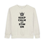 “Keep Calm & Stim On” Toddler Sweater