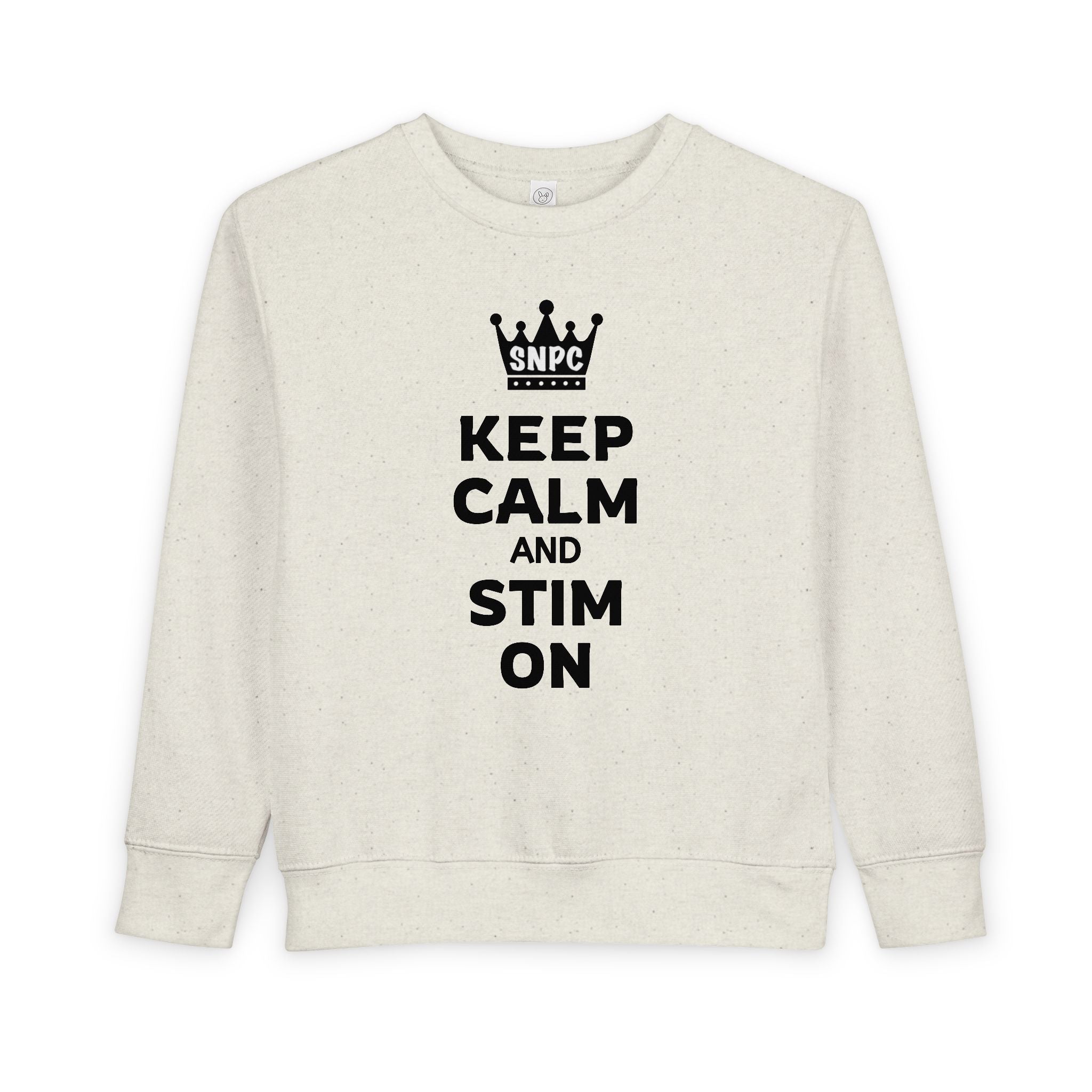 “Keep Calm & Stim On” Toddler Sweater