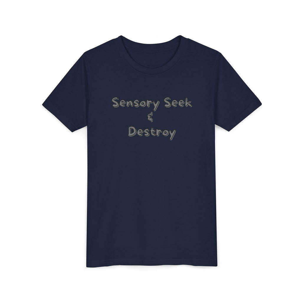 “Sensory Seek & Destroy” Youth Tee