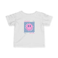 “Different, Not Less.” Pink/Blue Infant Tee