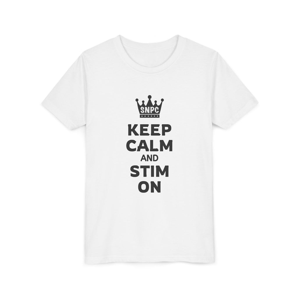 “Keep Calm & Stim On” Youth Tee