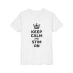 “Keep Calm & Stim On” Youth Tee