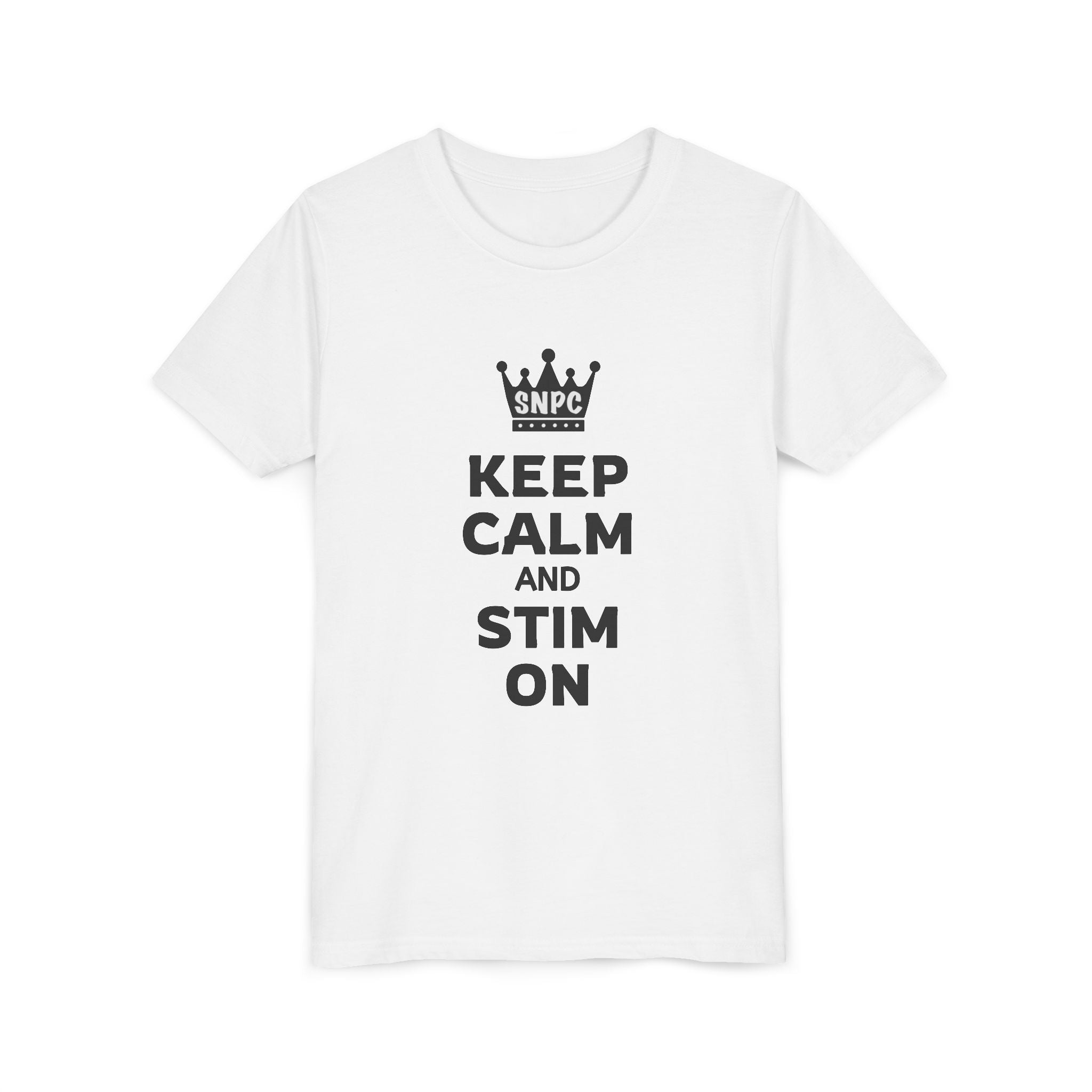 “Keep Calm & Stim On” Youth Tee