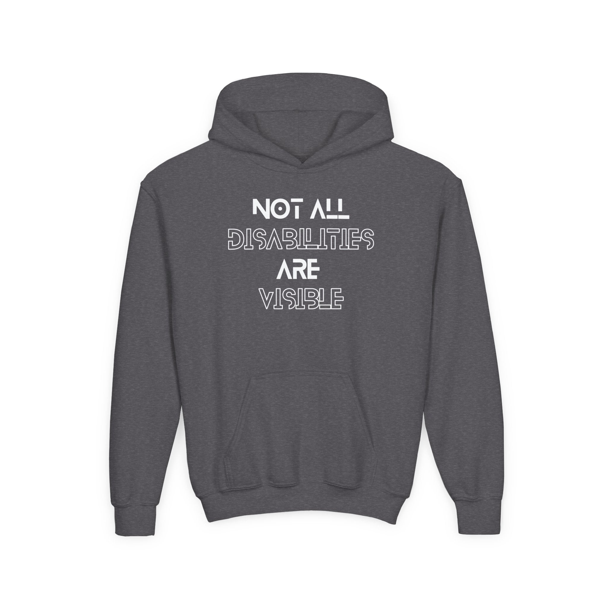 “Not All Disabilities Are Visible” Youth Hoodie