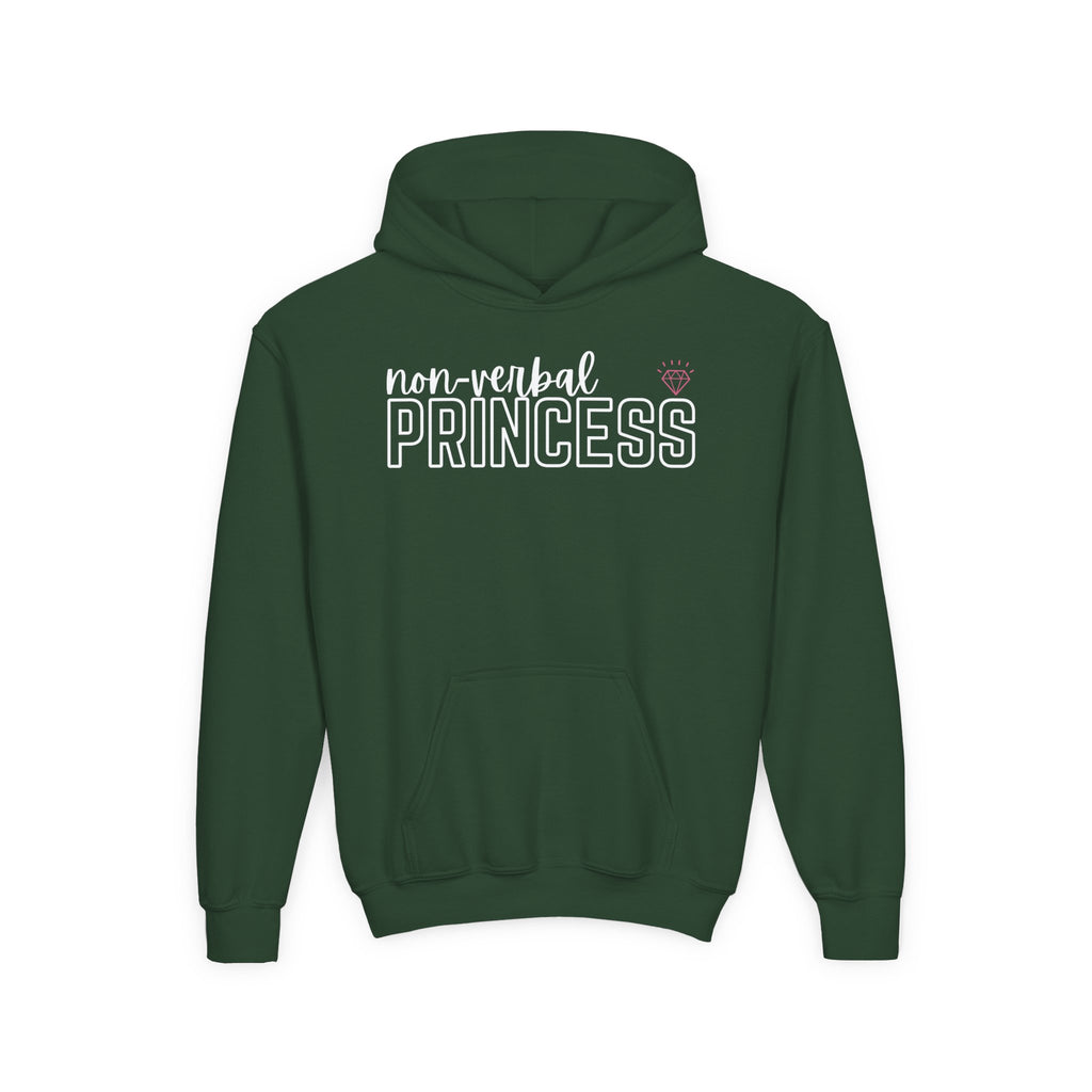 “Non-Verbal Princess” Youth Hoodie
