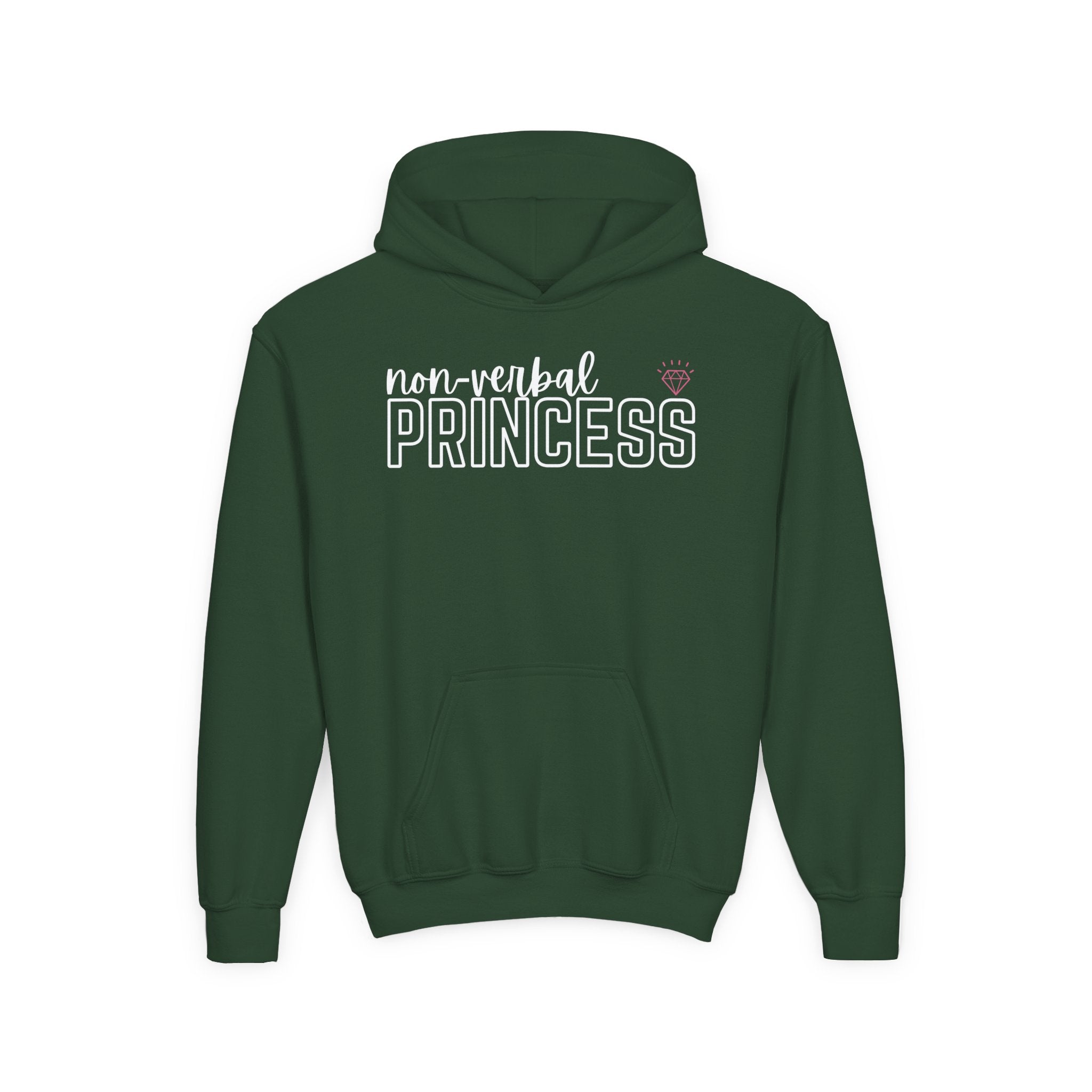 “Non-Verbal Princess” Youth Hoodie