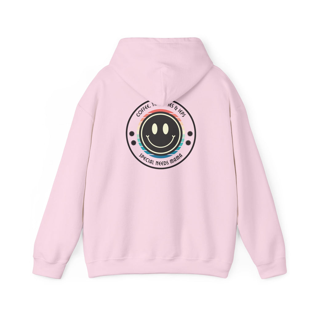 “Coffee, Therapy & IEPs, Special Needs Mama” Women’s Hoodie