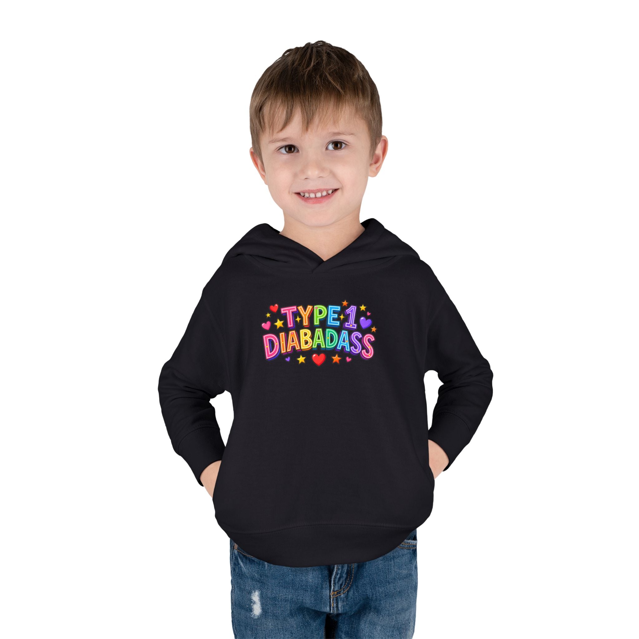 “Type 1 Diabadass” Toddler Hoodie
