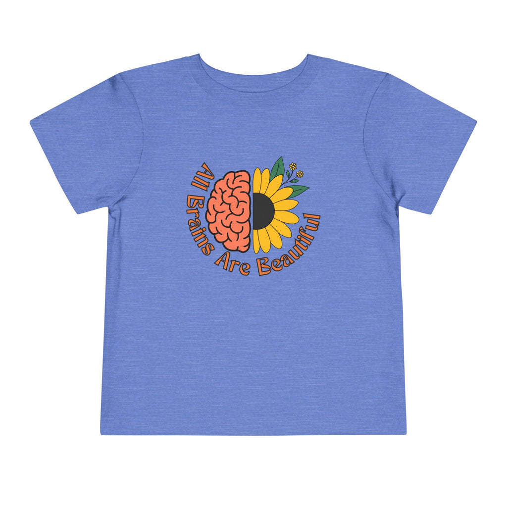 “All Brains Are Beautiful” Toddler Tee
