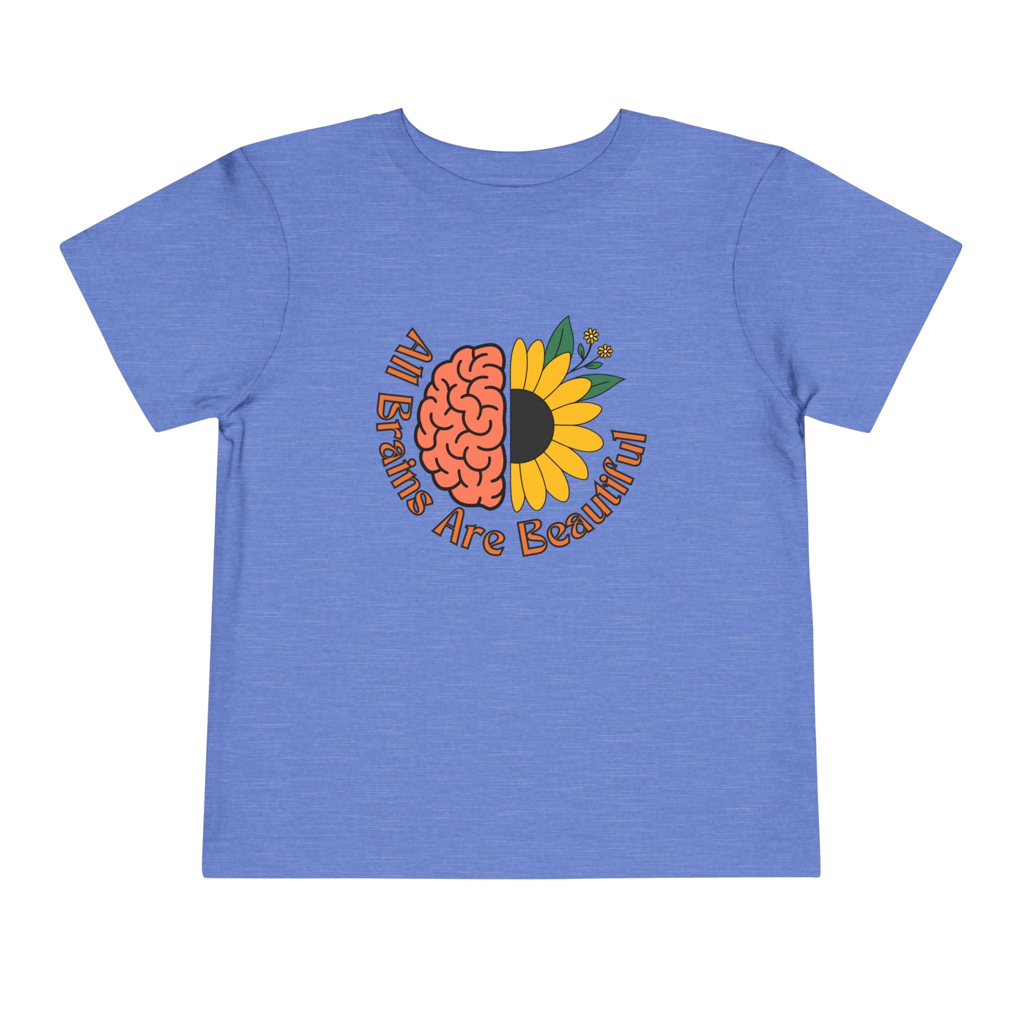 “All Brains Are Beautiful” Toddler Tee