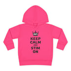 “Keep Calm & Stim On” Toddler Hoodie