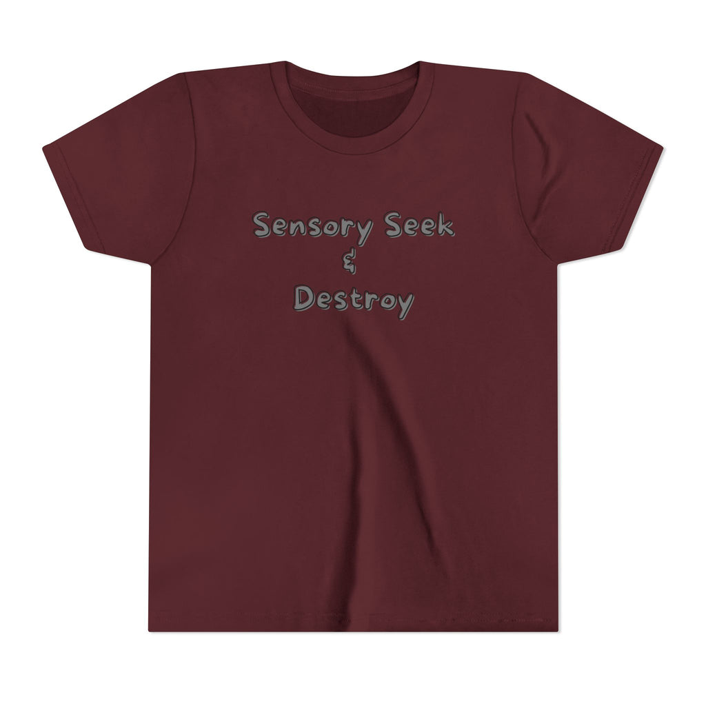“Sensory Seek & Destroy” Youth Tee