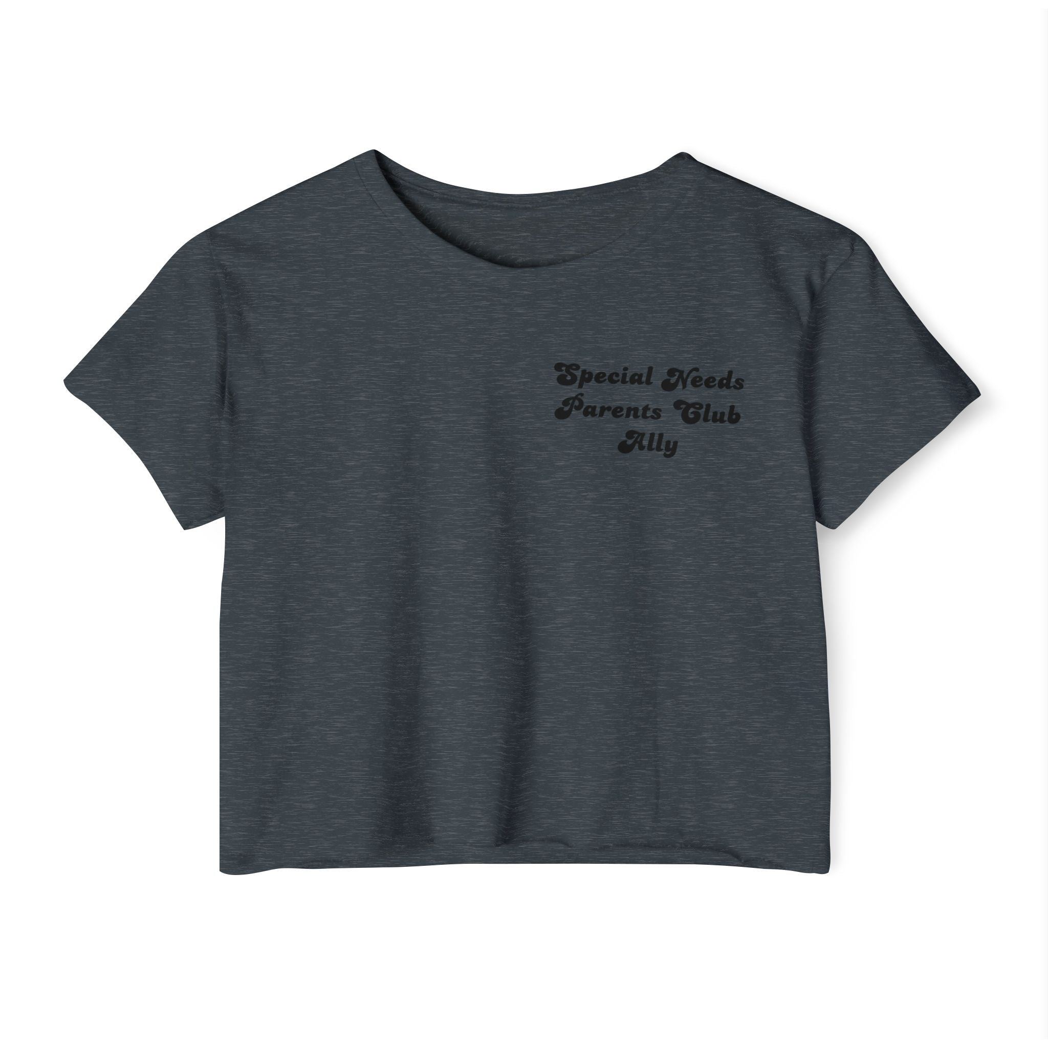 “It Takes A Village, SNPC Ally” Women’s Crop Top