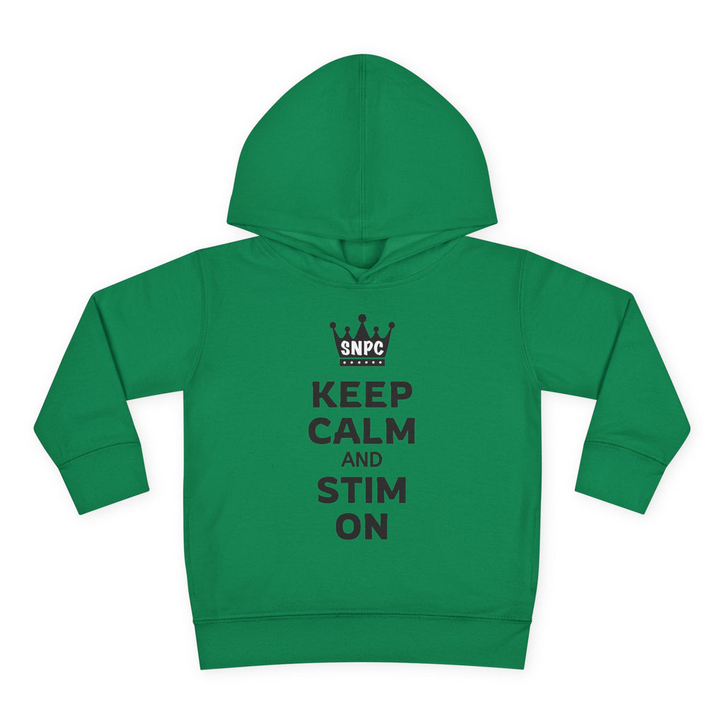 “Keep Calm & Stim On” Toddler Hoodie