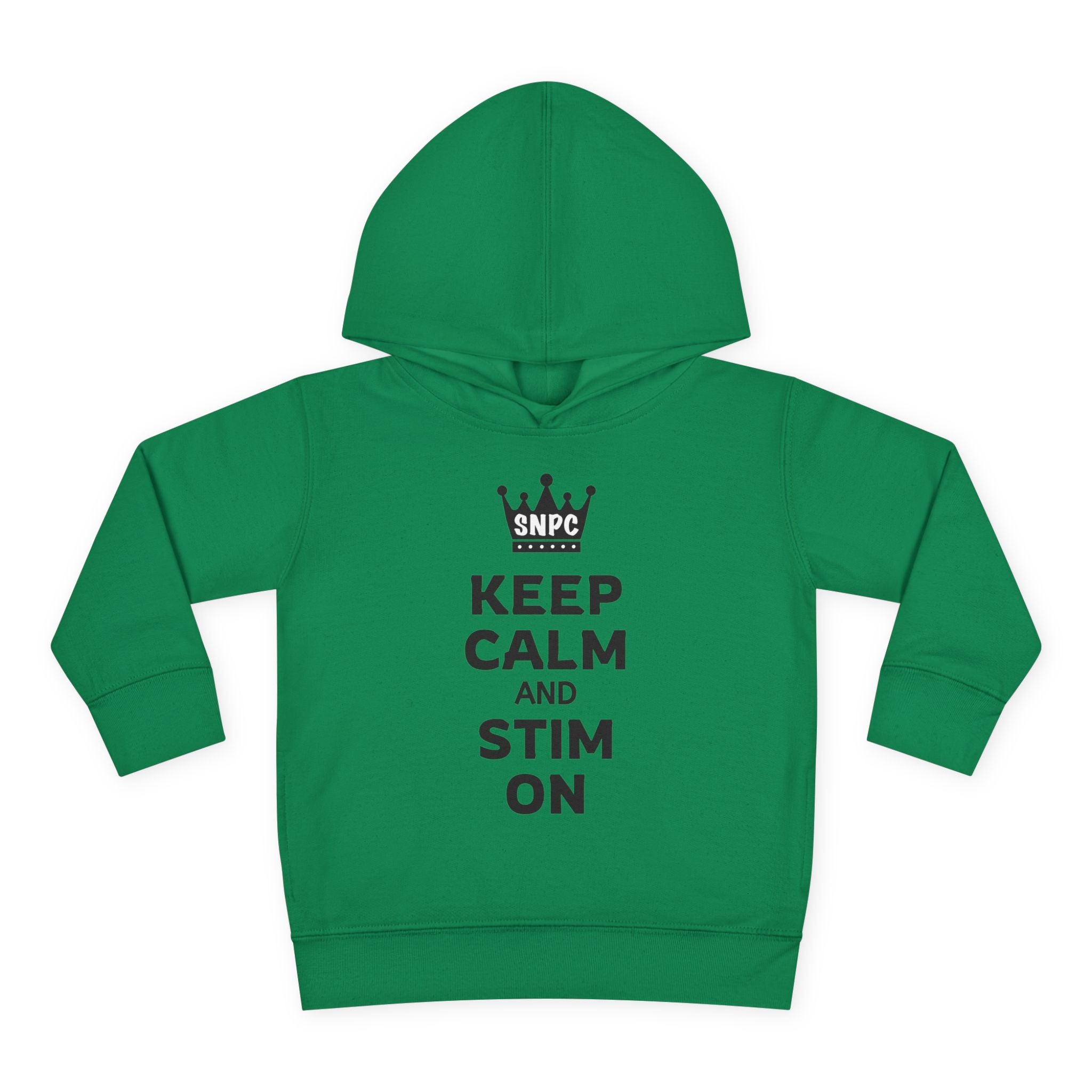 “Keep Calm & Stim On” Toddler Hoodie