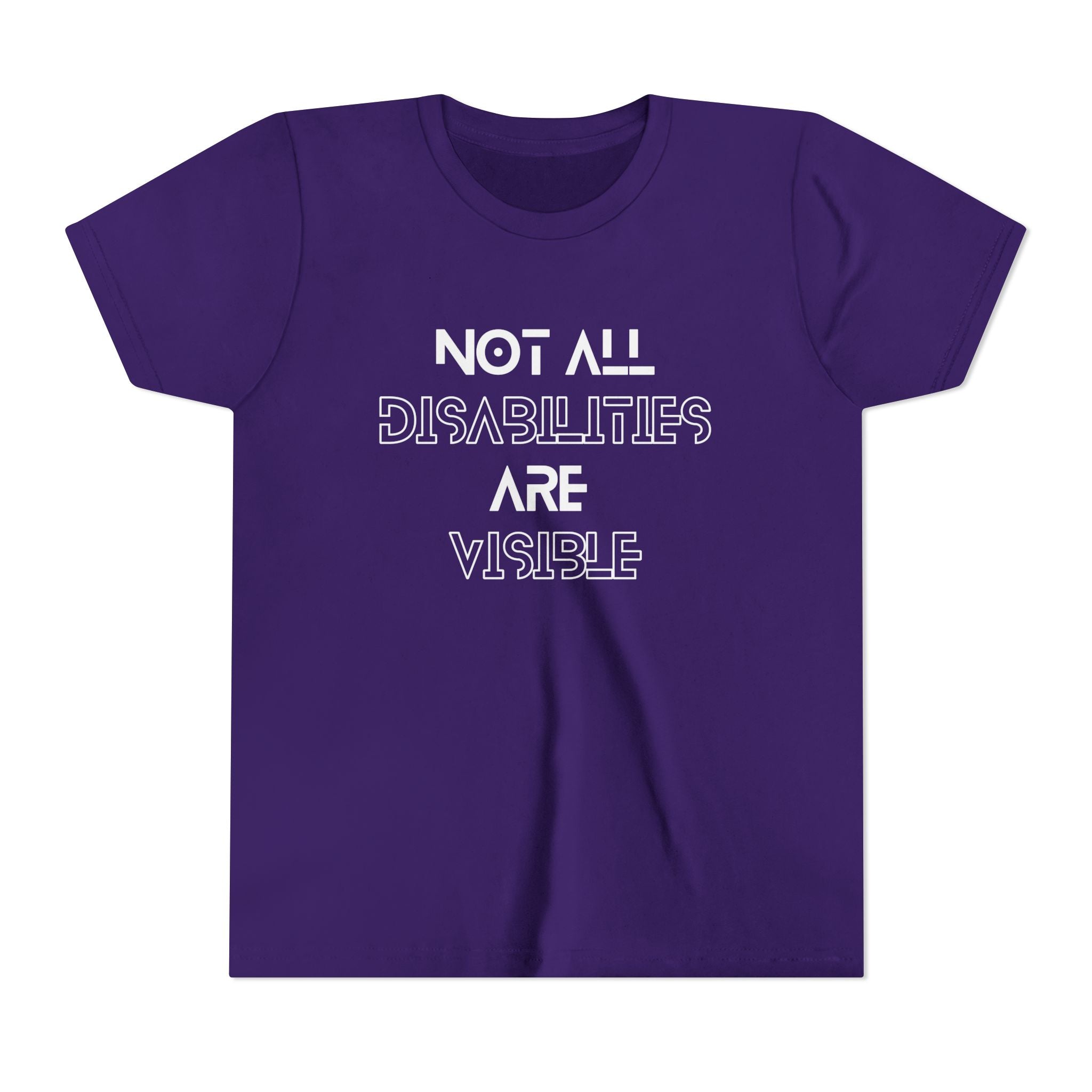 "Not All Disabilities Are Visible" Youth Tee
