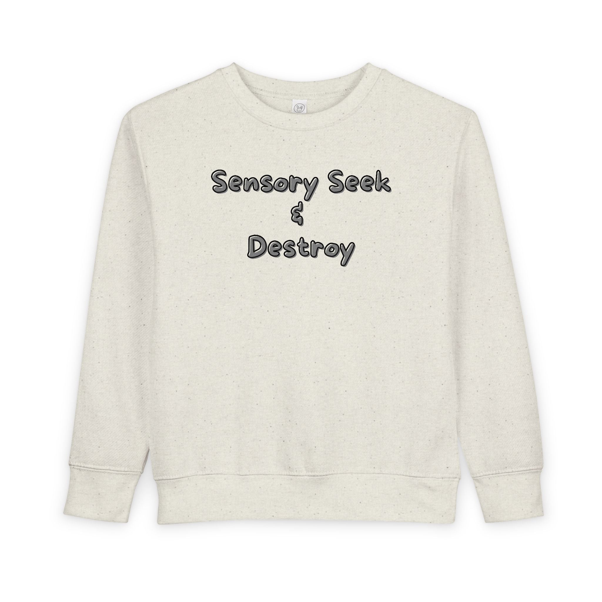 “Sensory Seek & Destroy” Toddler Sweater