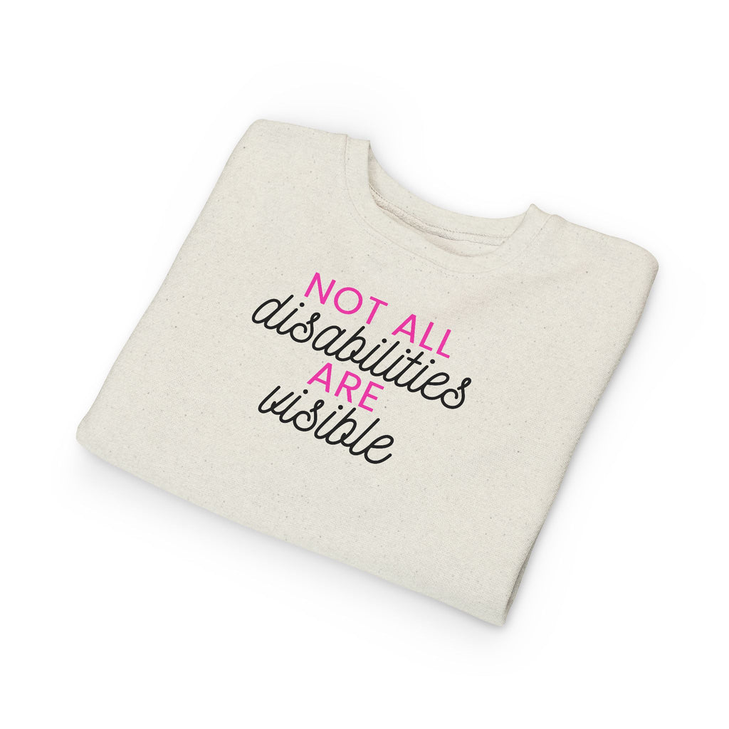 "Not All Disabilities Are Visible" Toddler Sweater