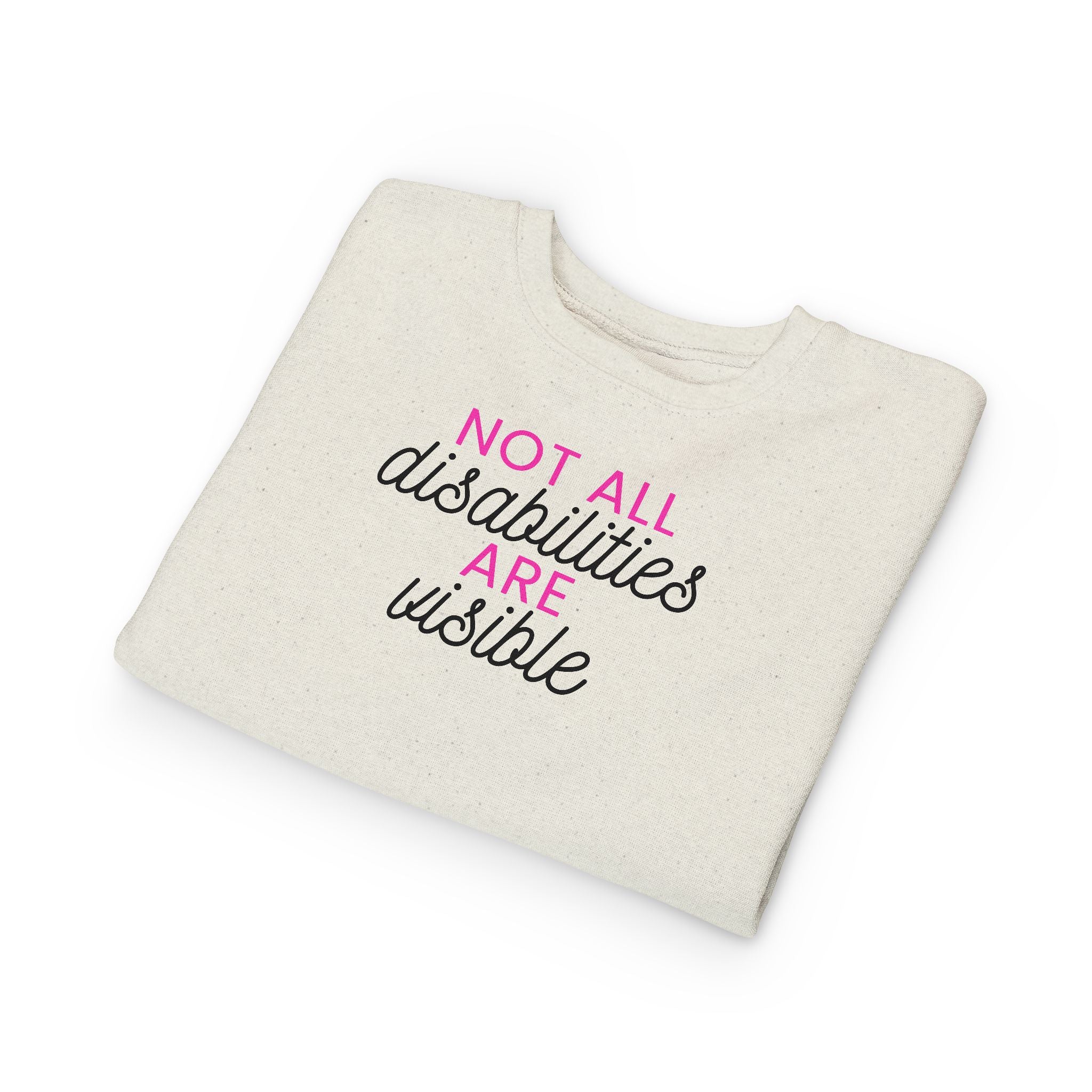 "Not All Disabilities Are Visible" Toddler Sweater