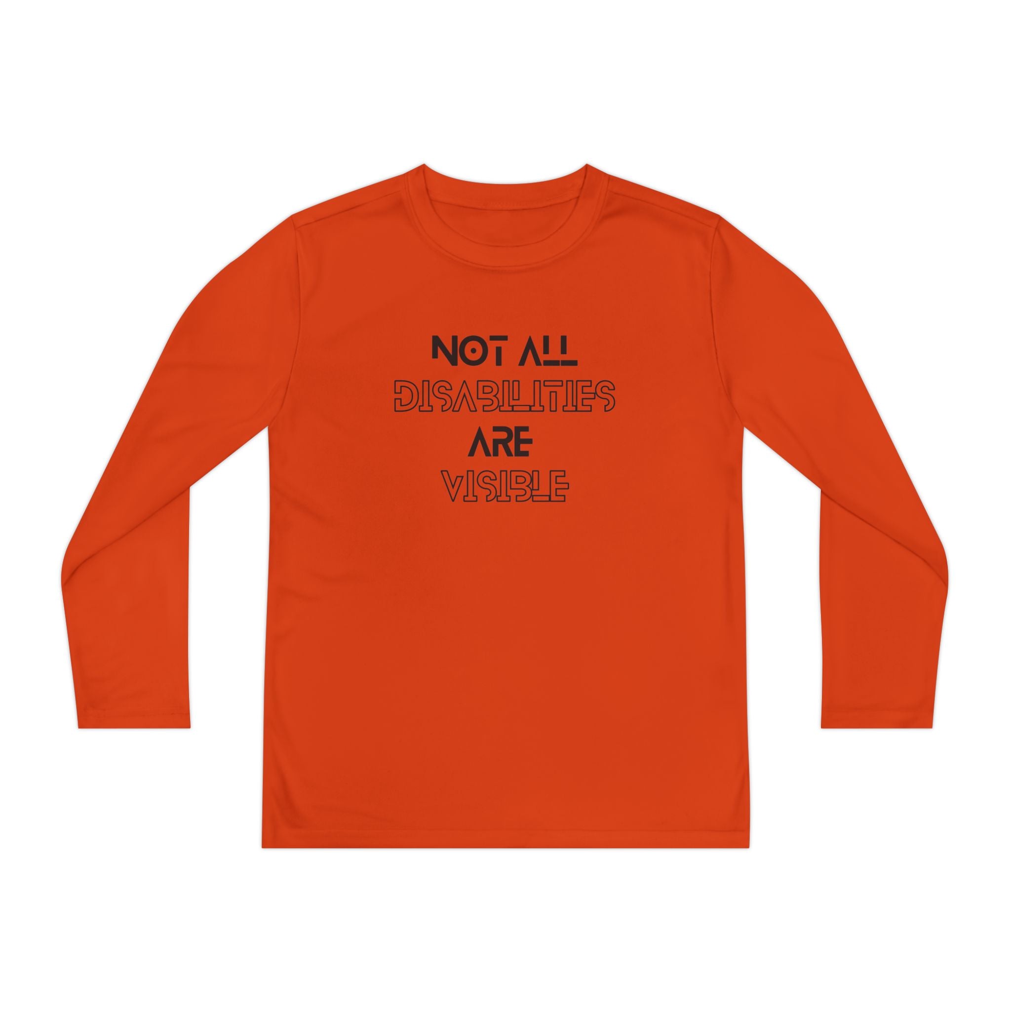 “Not All Disabilities Are Visible” Youth Long Sleeve